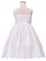 Hula Kids Shantung Dress with Lehua Embroidery / White / Gp2w