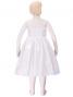 Hula Kids Shantung Dress with Lehua Embroidery / White / Gp2w