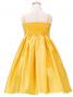Hula Kids Shantung Dress with Lehua Embroidery / Yellow / Gp2y