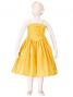 Hula Kids Shantung Dress with Lehua Embroidery / Yellow / Gp2y