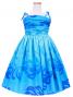 Hula Kids Midi Drape Keiki Dress / Blue / Gp32bl