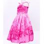 Hula Kids Midi Drape Keiki Dress / Pink / Gp32pi