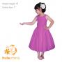 Hula Kids Midi Keiki Dress / Solid Pink / Gp34pi