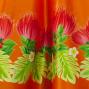 Hula Kids Shantung Dress with Lehua Print / Luxury Collection / Orange / Jp35or