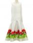 Hula Kids Shantung Dress with Lehua Print / Luxury Collection / White / Jp35wh