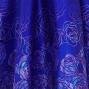 Hula Kids Shantung Dress with Lokelani Print / Luxury Collection / Blue / Jp36bl