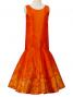 Hula Kids Shantung Dress with Lokelani Print / Luxury Collection / Orange / Jp36or