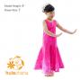 Hula Kids Shantung Dress with Lokelani Print / Luxury Collection / Pink / Jp36pi