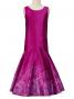 Hula Kids Shantung Dress with Lokelani Print / Luxury Collection / Red Purple / Jp36rdpu