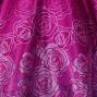 Hula Kids Shantung Dress with Lokelani Print / Luxury Collection / Red Purple / Jp36rdpu