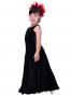 Hula Kids Dress with Velvet / Black / Gp3b