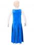 Hula Kids Dress with Velvet / Blue / Gp3bl