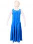 Hula Kids Dress with Velvet / Blue / Gp3bl