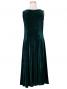 Hula Kids Dress with Velvet / Green / Gp3g