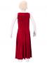 Hula Kids Dress with Velvet / Red / Gp3r
