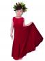 Hula Kids Dress with Velvet / Red / Gp3r