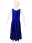 Hula Kids Dress with Velvet / Royal Blue / Gp3rb
