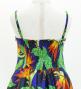 Hula Kids Shantung Dress with Strelitzia Print / Luxury Collection / Blue / Jp47bl