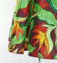 Hula Kids Shantung Dress with Strelitzia Print / Luxury Collection / Brown Red / Jp47br