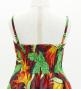 Hula Kids Shantung Dress with Strelitzia Print / Luxury Collection / Brown Red / Jp47br