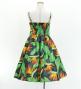 Hula Kids Shantung Dress with Strelitzia Print / Luxury Collection / Gray / Jp47gy