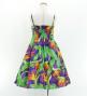 Hula Kids Shantung Dress with Strelitzia Print / Luxury Collection / Purple / Jp47pu