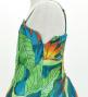 Hula Kids Shantung Dress with Strelitzia Print / Luxury Collection / Turquoise Blue / Jp47tbl