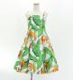 Hula Kids Shantung Dress with Strelitzia Print / Luxury Collection / White / Jp47wh