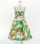 Hula Kids Shantung Dress with Strelitzia Print / Luxury Collection / White / Jp47wh