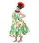Hula Kids Shantung Dress with Strelitzia Print / Luxury Collection / White / Jp47wh