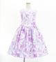 Hula Kids Shantung Dress with Tiare Print / Luxury Collection / Lavender / Jp48pu