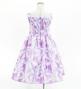 Hula Kids Shantung Dress with Tiare Print / Luxury Collection / Lavender / Jp48pu