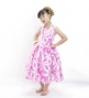 Hula Kids Shantung Dress with Tiare Print / Luxury Collection / Pink / Jp48pi