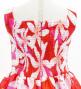 Hula Kids Shantung Dress with Tiare Print / Luxury Collection / Red / Jp48rd