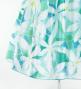 Hula Kids Shantung Dress with Tiare Print / Luxury Collection / Turquoise Blue / Jp48tbl