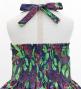 Hula Kids Shantung Dress with Lehua Print / Luxury Collection / Navy / Jp49nv