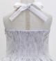 Hula Kids Shantung Dress with Lehua Print / Luxury Collection / White / Jp49wh