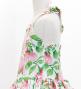 Hula Kids Shantung Dress with Lehua Print / Luxury Collection / White Red / Jp49whrd