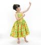 Hula Kids Shantung Dress with Lehua Print / Luxury Collection / Yellow / Jp49ye