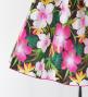 Hula Kids Shantung Dress with Hibiscus Print / Luxury Collection / Brown / Jp50br
