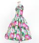 Hula Kids Shantung Dress with Hibiscus Print / Luxury Collection / Light Blue / Jp50lbl