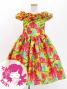 Hula Kids Shantung Dress with Hibiscus Print / Luxury Collection / Yellow / Jp50ye