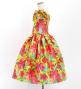 Hula Kids Shantung Dress with Hibiscus Print / Luxury Collection / Yellow / Jp50ye