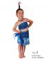 Hula Tahitian Set up Kids / Blue / Gp5bl
