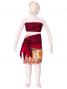 Hula Tahitian Set up Kids / Red / Gp5r