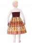 Hula Kids Midi Dress with Kahiko Print / Brown / Gp6br
