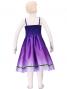 Hula Kids Satin Dress with Hibiscus / Luxury Collection / Purple / Jp8p