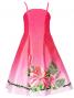 Hula Kids Satin Dress with Hibiscus / Luxury Collection / Pink / Jp8pi