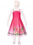 Hula Kids Satin Dress with Hibiscus / Luxury Collection / Pink / Jp8pi