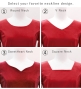 Hula Long Sleeve Blouse with Velvet / White / J3192wh